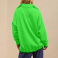 thumbnail image 7 of Pullover Sweatshirts for Women Comdrip Sweatshirt for Women Oversized Casual Long Sleeve Button Neck Pullover Tops Fashion Outfits Clothes Womens Sweatshirts Trendy Green 2XL, 7 of 7