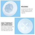 thumbnail image 6 of WRISTBIQUE Silicone Round Mold for Molding Resin Soap Wax Candle High Transparency Flexible, 6 of 6