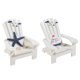 thumbnail image 1 of 2Pcs Small Wooden Chair Ornament Beach Decor Nautical Decoration for Home Office, 1 of 3