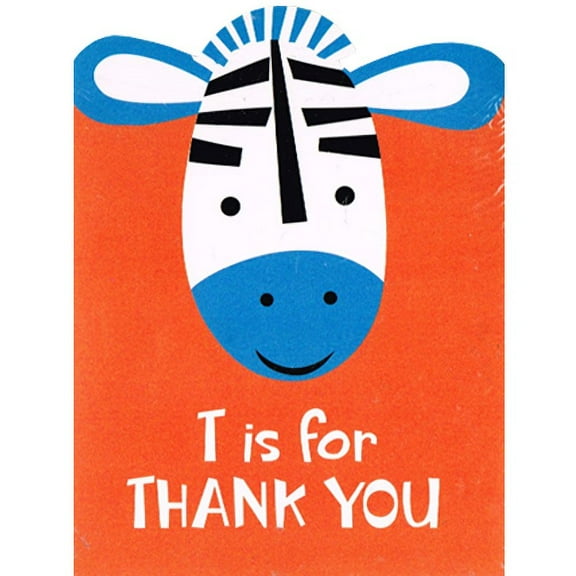 Jungle Animals 'Safari Party' Thank You Notes w/ Envelopes (8ct)