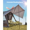 thumbnail image 3 of VEVOR SUV Camping Tent Outdoor SUV Tent with Awning Waterproof for 5-8 Person, 3 of 9
