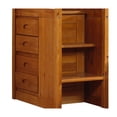 thumbnail image 4 of American Furniture Classics 98.5" Wood Twin over Twin Bunk Bed in Honey Oak, 4 of 7