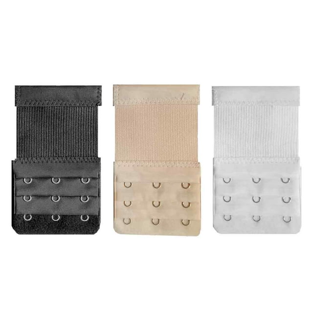 Women's Bra Extender 3 Hook Bra Extension Strap Soft and Comfortable
