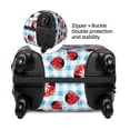 thumbnail image 4 of Naloa Flowers and Lady Bugs Elastic Suitcase Protector, Travel Suitcase Protector Cover Fits 18-32in Suitcase - Medium, 4 of 9