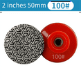 thumbnail image 2 of M14 Thread 2inch 50mm Diamond Hand Polishing Pads Electroplated Sanding Pads Grinding Disc, 100, 2 of 9