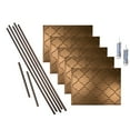 thumbnail image 1 of FASÄDE Monaco Decorative Vinyl Backsplash 15 sq ft Kit in Oil Rubbed Bronze, 1 of 6