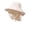 Beige, variant on HONHUZH Summer Hats Womens Wide Brim Sun Hat With Windproof Chin Strap UPF 50 Summer Fishing Hat