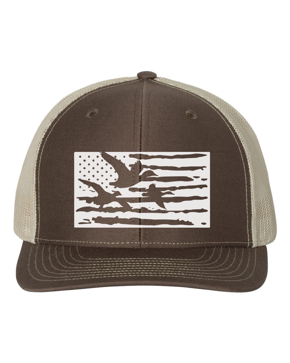 Duck Hunting Hat, Duck Flag, Hunting Hat, Waterfowl Hat, Duck Hunter, America Hat, Trucker Hat