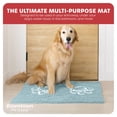 thumbnail image 4 of My Doggy Place Dog Mat for Muddy Paws, Washable Dog Door Mat, Light Blue, L, 4 of 7