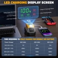 thumbnail image 4 of Cargador inversor de corriente USB LIVOWALNY de 65 W con luz LED, 4 of 7