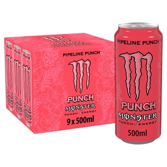 Monster Energy Juice Case Drink - Pipeline Punch, 16 Fl Oz, 24