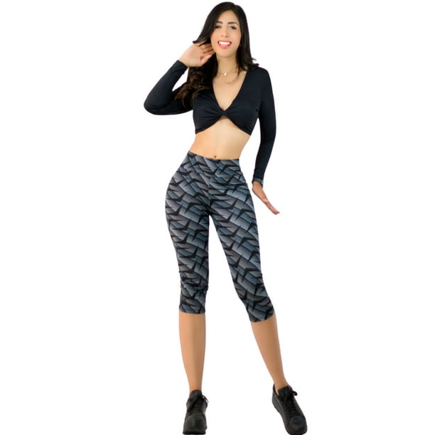 Legging Mujer Capris Bermuda Mallones Leggins Mayon Mallas UNITALLA