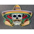 thumbnail image 3 of Glowneon Skull And Tacos Acrylic Neon Signs, Mexican Restaurant Decor, 3 of 4