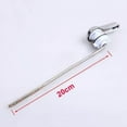 thumbnail image 4 of Lefu Toilet Handle Lever Replacement - Toilet Flusher Replacement, Toilet Tank Lever Fits Most Toilet Tanks - Efficient and Easy to Install Toilet Handle Replacement - Chrome Polished (Front Mount), 4 of 9