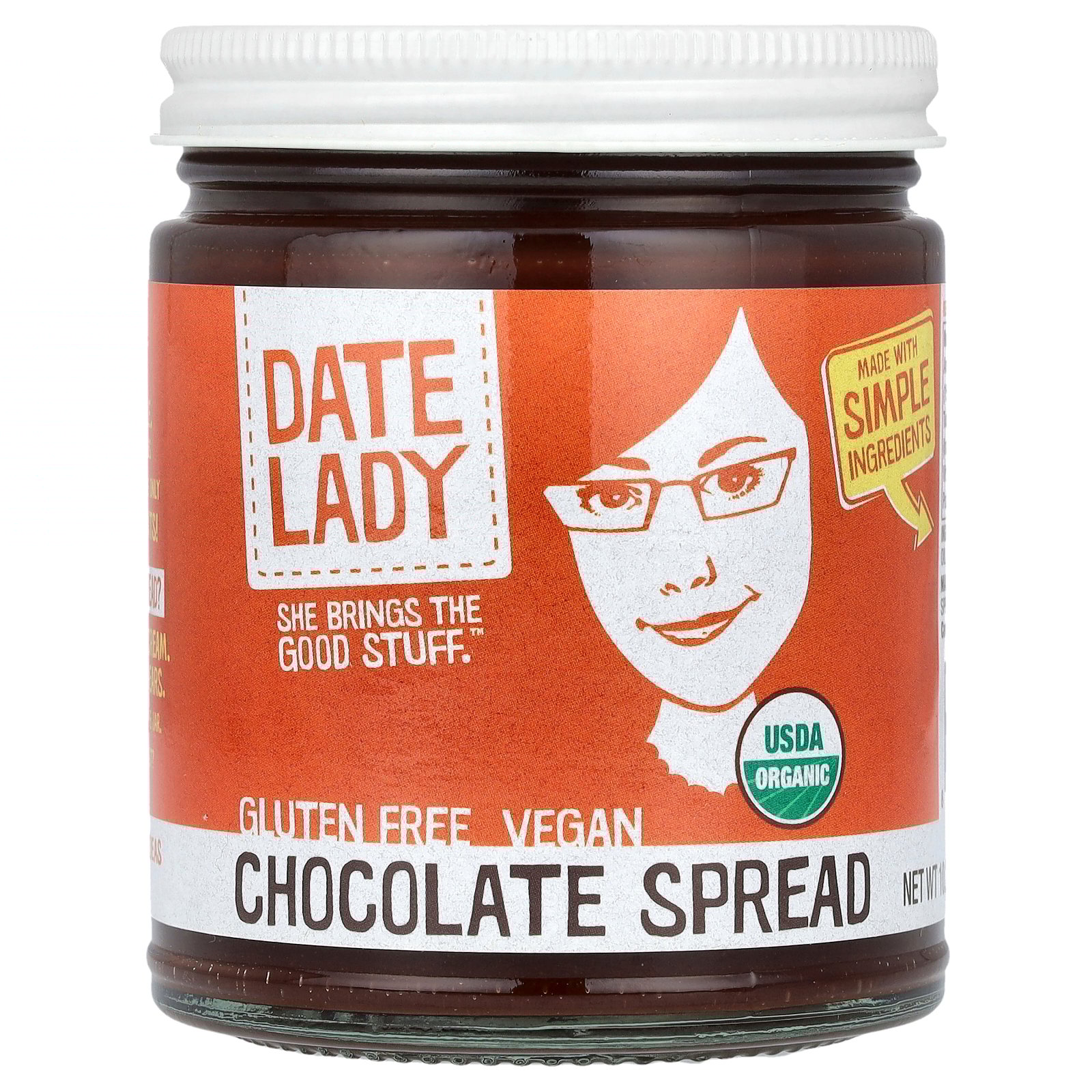 Date Lady Chocolate Spread, 10.2 oz (290 g)