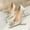 Beige, variant on Summer Saving Clearance AXXD Pointed Toe High Heel Thin Heels Shallow Rhinestone Elegant Thin Gray Womens Water Shoes Christmas Size 43