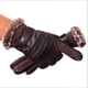 thumbnail image 4 of Guantes de nieve a prueba de viento Guante de esquí Antideslizante Calor ajustable Mantener Snowboard de cuero A 6D Negro Cola Guantes de snowboard, 4 of 6