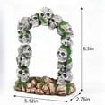 thumbnail image 3 of Dalxymotic Halloween Aquarium Skeleton Decor, Resin Skull Aquarium Ornament, Fish Shrimp Shelter Hiding Cave, Halloween Decorations Indoor Outdoor for Home, Office, Desk, Table, 3 of 5