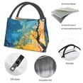 thumbnail image 4 of Balery Abstract Night Sky Tree Bolsa de Aislamiento Portátil – Bolsa de Almuerzo con Forro de Aluminio Mejorado, Funda Impermeable y Fácil de Limpiar para Picnic y Caja de Almuerzo, 4 of 6