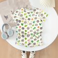 thumbnail image 4 of Grblisyd Girls Outfits Size 10-12 Cute Short Sleeve Crew Neck T-Shirts and Elastic Waist Shorts Kids Fashion Animal Print Clothing Sets, 4 of 7