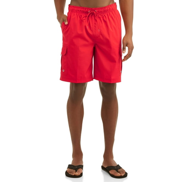 Men's Cargo 9inch Swim Trunk, up to Size 5XL Walmart