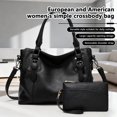 thumbnail image 4 of Arcticwind Handheld women's bag,Fashion Crossbody Large Capacity Bag for Women,with Change Purse,Top Handle Bags,Soft PU Leather Multi-Pocket Shoulder Bag Handbag with Adjustable Strap,Black, 4 of 7