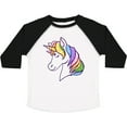 thumbnail image 3 of Inktastic Cute Rainbow Unicorn Boys or Girls Toddler T-Shirt, 3 of 5