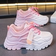 thumbnail image 5 of NIEWTR Kids Shoes for Boys Girls Sneakers Sports Knitted Mesh Running Athletic Walking Gym Sports Lightweight Breathable Toddler Little Kid Big Kid(A-Pink,3), 5 of 9