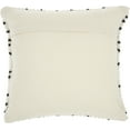 thumbnail image 2 of Nourison Outdoor Pillows Black Decorative Throw Pillow , 18"X18", 2 of 5