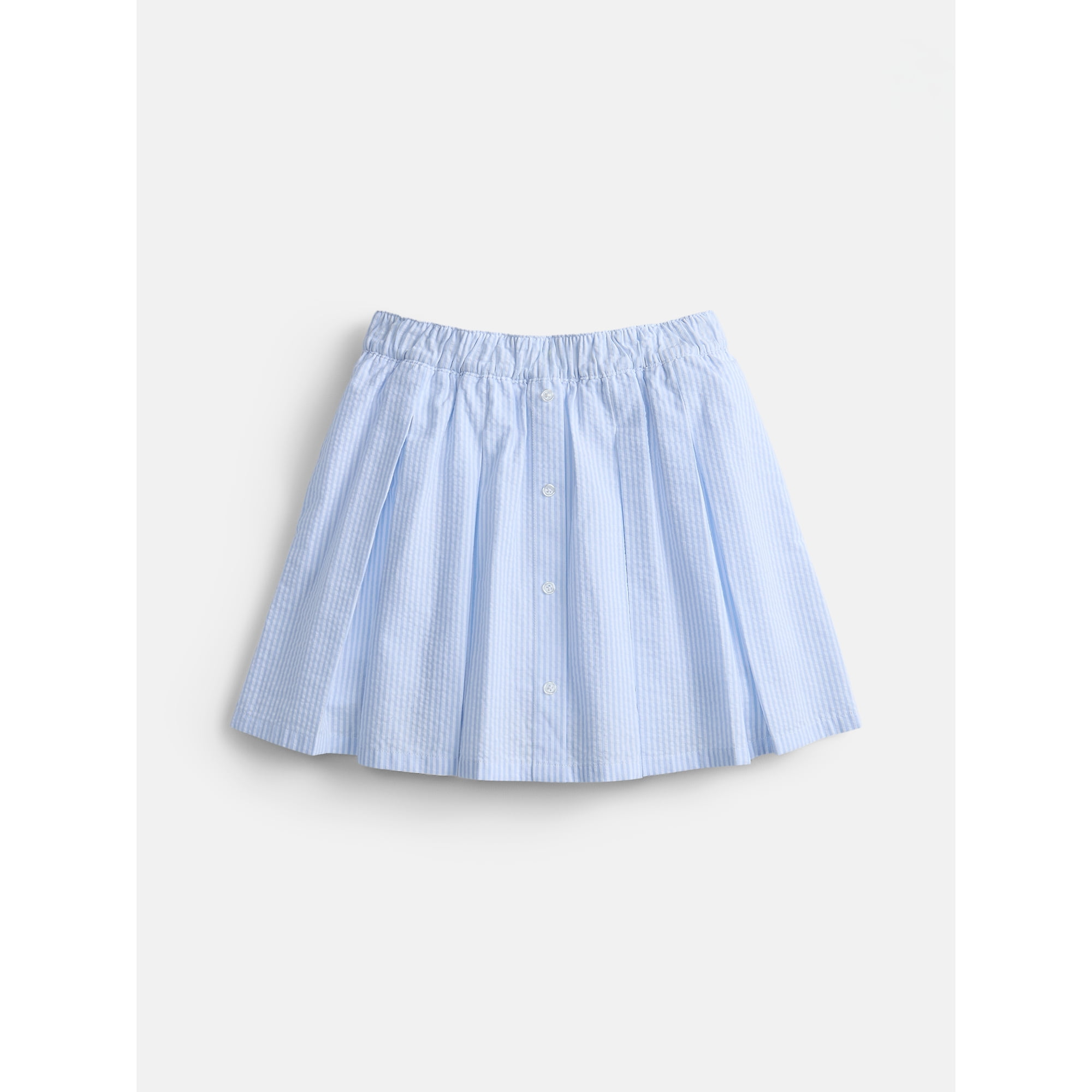 Weekend Academy Striped Button Front Pleated Skort, Sizes 4-18