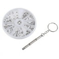 thumbnail image 3 of 120 Pcs/Box Assorted Stainless Steel Glasses Screws Set With Small Screwdriver, 3 of 11