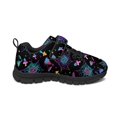 thumbnail image 2 of Pointodoor Rainbow Mushroom Cobweb Sneakers for Boys Kids Running Shoes Girls Mesh Fitness Shoes Hook and Loop Indoor Training Sneaker Lightweight for Little Kid/Big Kid, 2 of 7