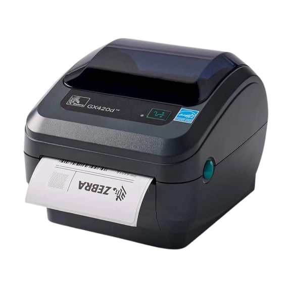 Restored Zebra GX420D Direct Thermal Label Barcode Printer with Ethernet and USB Port Connectivity (Refurbished)