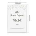thumbnail image 3 of Podronale 16 in x 24 in Silver Snap Picture Frames, 3 of 8