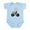 Sky Blue, variant on CafePress - Motocross Racing Blue Infant Bodysuit - Baby Light Bodysuit, Size Newborn - 24 Months