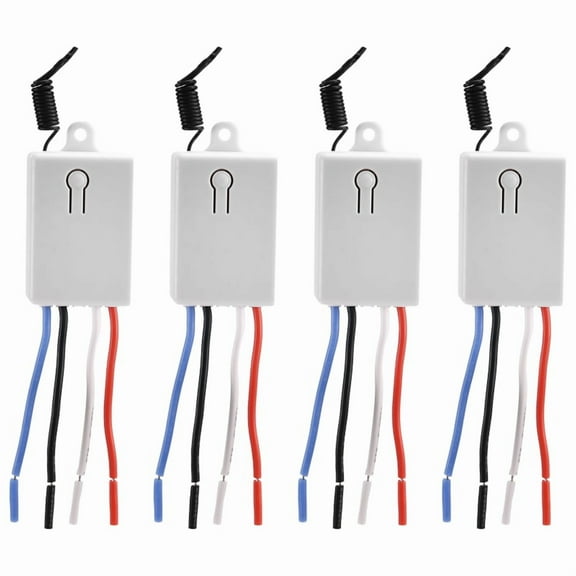 LED Light Wireless Remote Control Switch Receiver Wiring-Free Smart