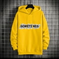 thumbnail image 6 of EchfiProm Mens Graphic Hoodies Sweatshirt Winter Fashion Pullover Yellow Tops for Men Long Sleeve XL, 6 of 6