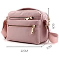 thumbnail image 5 of Sac à Main Multifonction à Compartiments Multiples, Sac Bandoulière avec Fermeture Éclair, Sac d'Épaule Imperméable, Sac de Jour de Voyage pour Femmes, 5 of 5