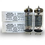 Riverstone Audio - 6P1P-EB (6П1П-EB) Tested AND Matched Pair (2 tubes) - Vintage Russian Vacuum Tubes - Amplitrex Tested - Replacement for 6P1 / 6P1P Tubes - Platinum Grade Pair - (2 tubes) 6P1P-EB