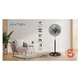 thumbnail image 5 of Kit De 2 Ventiladores 18in, 85w De Potencia, 3 Aspas Metal Estructura Negro Aspas Plateado Diámetro 18, 5 of 5