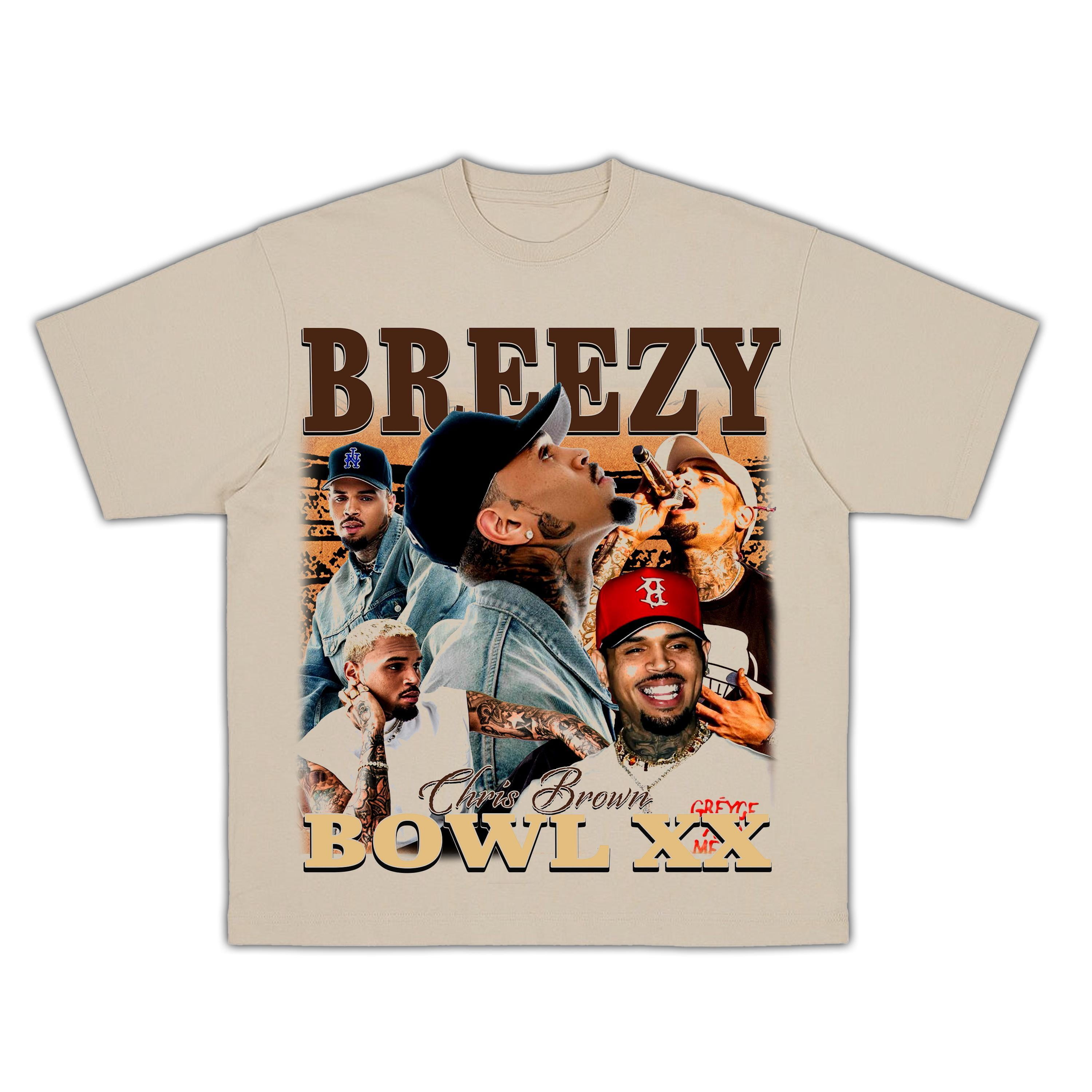2025 Chris! Brown Tour Breezy Bowl XX T-Shirt, Chris! Brown