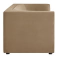 thumbnail image 6 of Hilda 86" Curved Back Performance Velvet Sofa in Taupe, 6 of 10