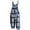 bleu, variante sur ManxiVoo Combinaison Bohème Florale pour Femmes Sans Manches à Bretelles Spaghetti en Lin, Salopette Grand avec Poches Tenue d'Été Plage Taille g Gris