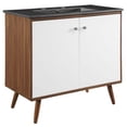 thumbnail image 2 of Modway Transmit 36" Bathroom Vanity in Walnut Black, 2 of 9