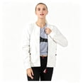 thumbnail image 2 of Smawell Women's Mid Length Hooded Parka Windbreaker Jacket, Casual Drawstring Waist Utility Coat with Multi Pockets, Lightweight Windproof Outdoor Trench Coat for Fall Spring, 2 of 5