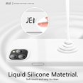 thumbnail image 3 of IBAOLEA Compatible with iPhone 13 Pro Case, Liquid Silicone Slim Shockproof Phone Case with Anti-Scratch Microfiber Lining, 6.1 inch,White, 3 of 6