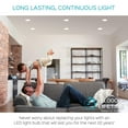 thumbnail image 4 of Luxrite BR40 LED Flood Light Bulbs, 14W=85W, 4000K Cool White, Dimmable, 1100 Lumen, E26 Base, UL Listed 4-Pack, 4 of 8