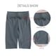 thumbnail image 3 of Shorts de baño largos para mujer, parte inferior de baño de cintura alta, pantalones cortos de baño Jammer sólidos - Gris, 3 of 6