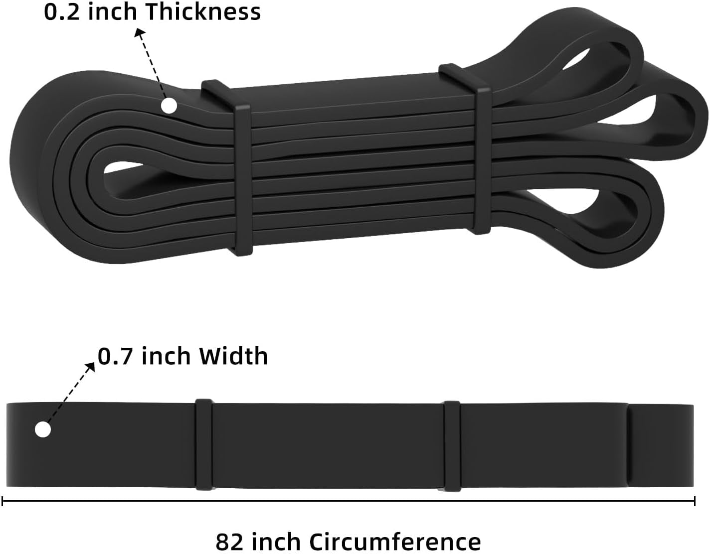 JJEAN-Resistance Bands, Pull Up Bands, Pull Up Assist Band Exercise Bands for Men & Women Working Out, Body Stretching, Physical Therapy, Muscle Training