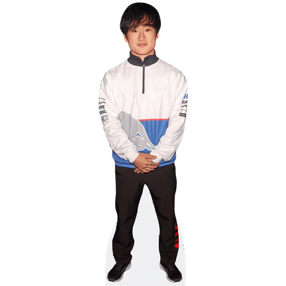 Yuki Tsunoda (Casual) Mini Size Cutout. Standee.